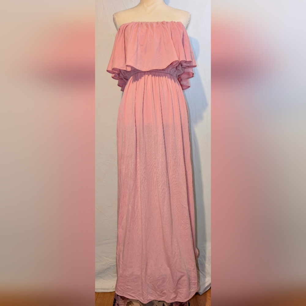 Women's THANTH maxi dress. Sz.L. Like New. Pink